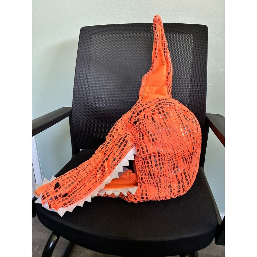 Pottery Barn Kids Orange Pterodactyl Dinosaur Halloween Costume HEAD ONLY - Picture 4 of 7